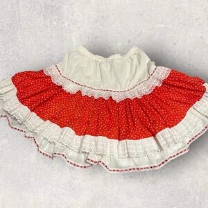 Vintage Square Dance Skirt